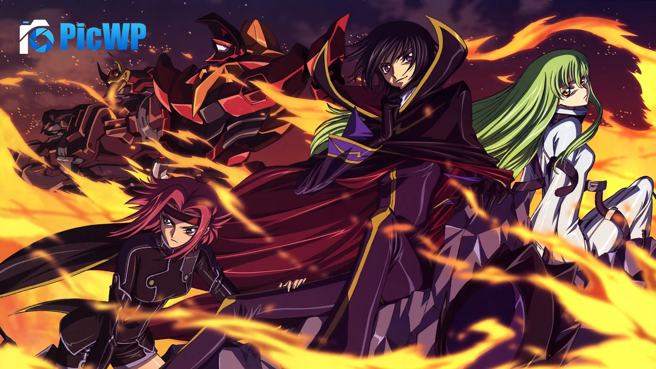 Lelouch Lamperouge Kallen Stadtfeld 4K PC Wallpaper