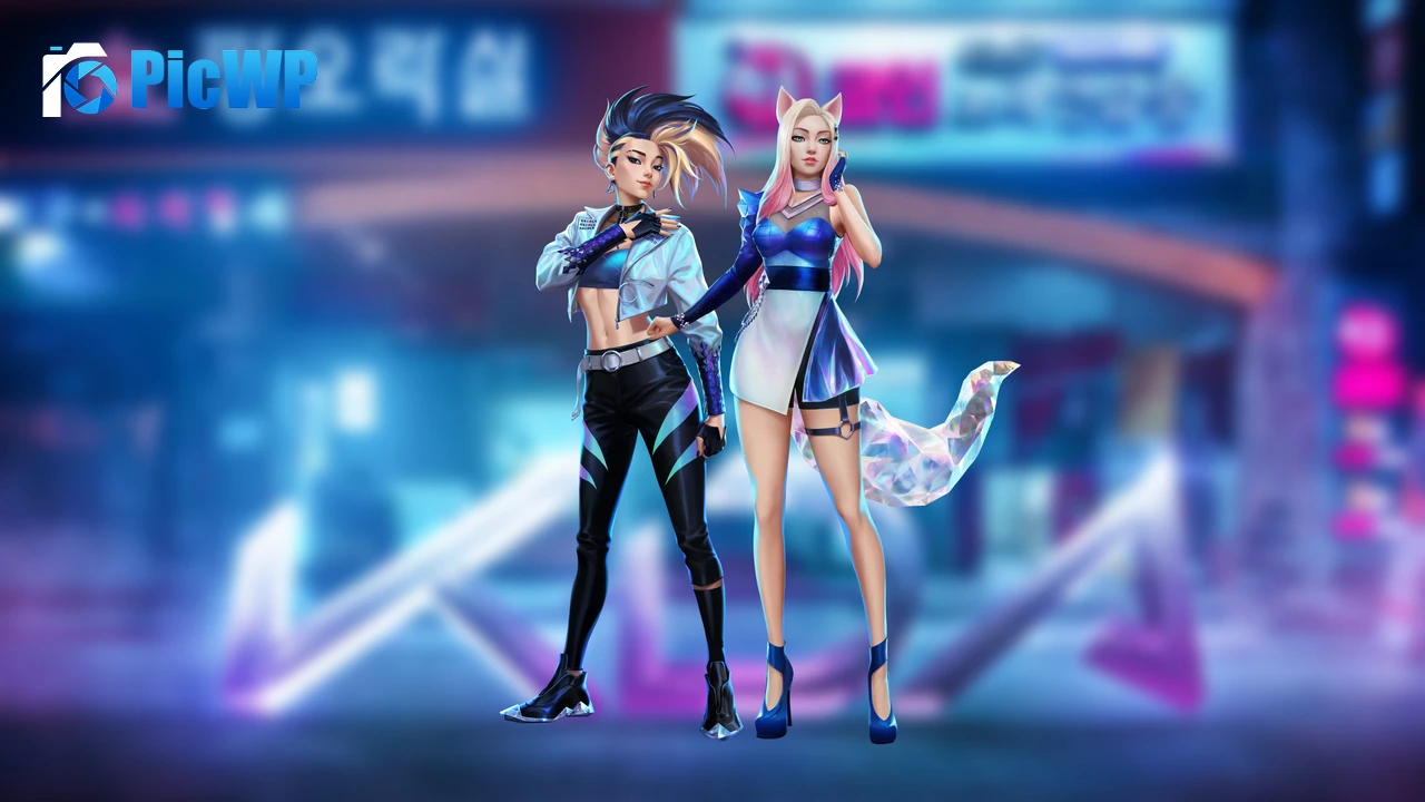 Ahri KDA Akali 4K PC Wallpaper