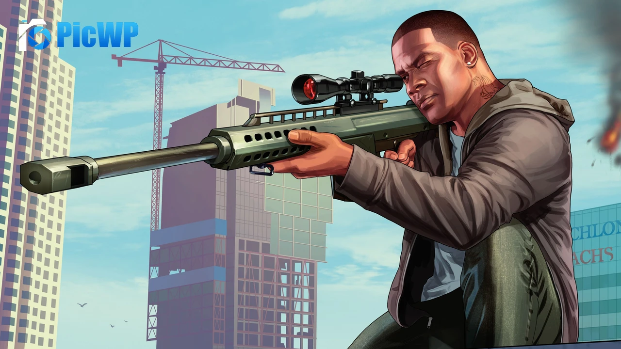 Grand Theft Auto V Franklin Clinton 4K PC Wallpaper