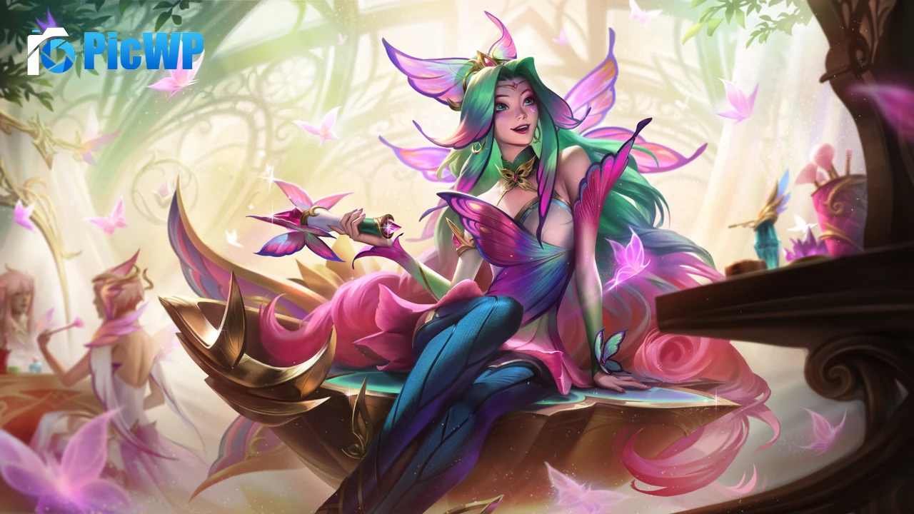 Seraphine League of Legends 4K PC Wallpaper