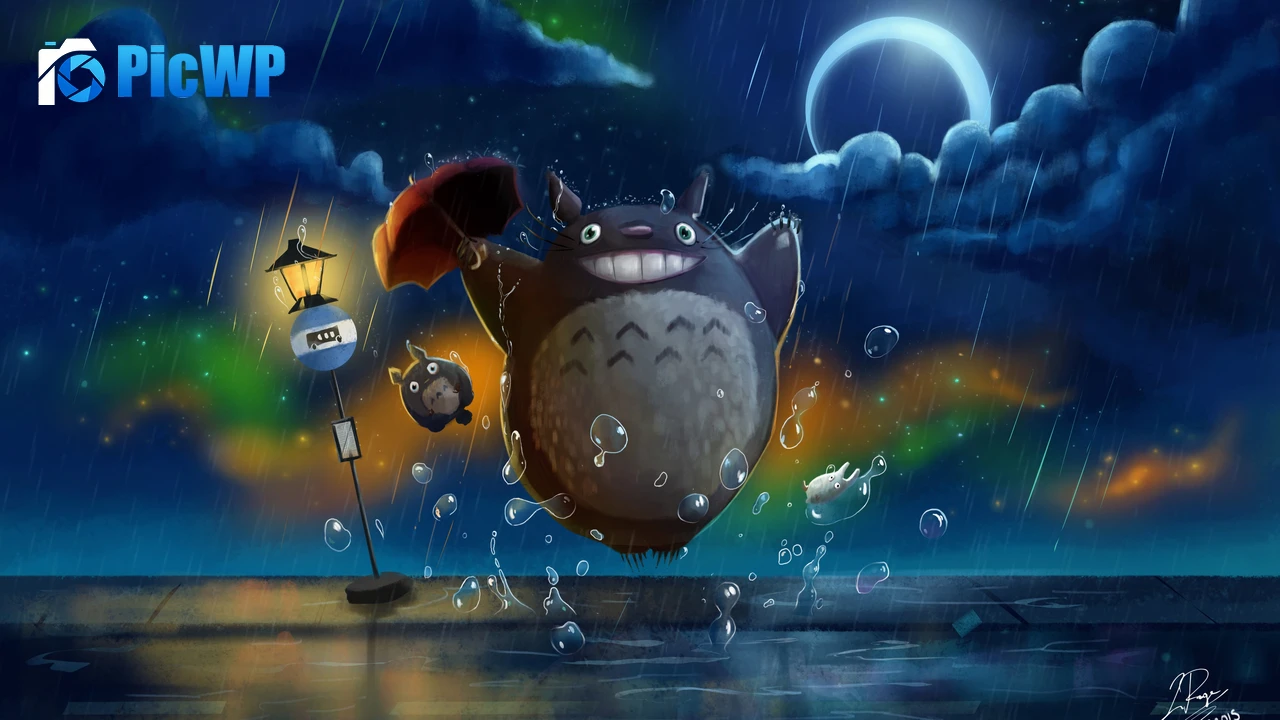 My Neighbor Totoro Tonari no Totoro 4K PC Wallpaper