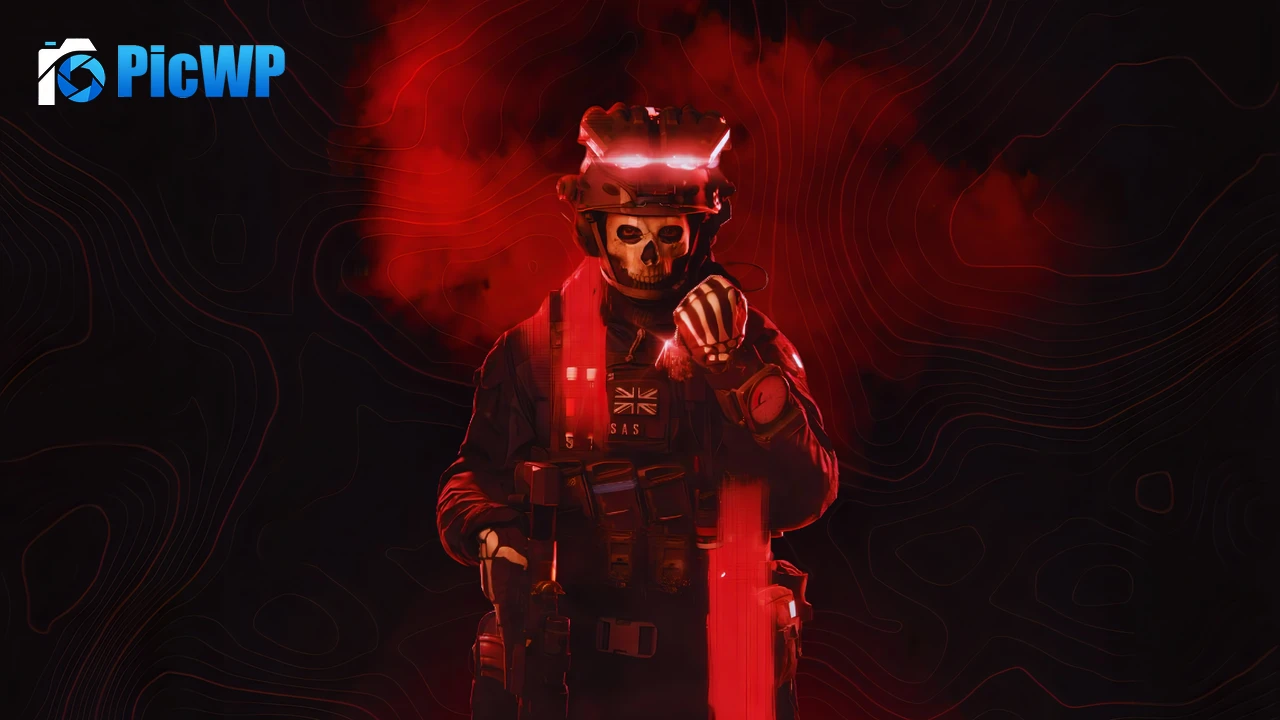 Ghost in Modern warfare 2 4K PC Wallpaper