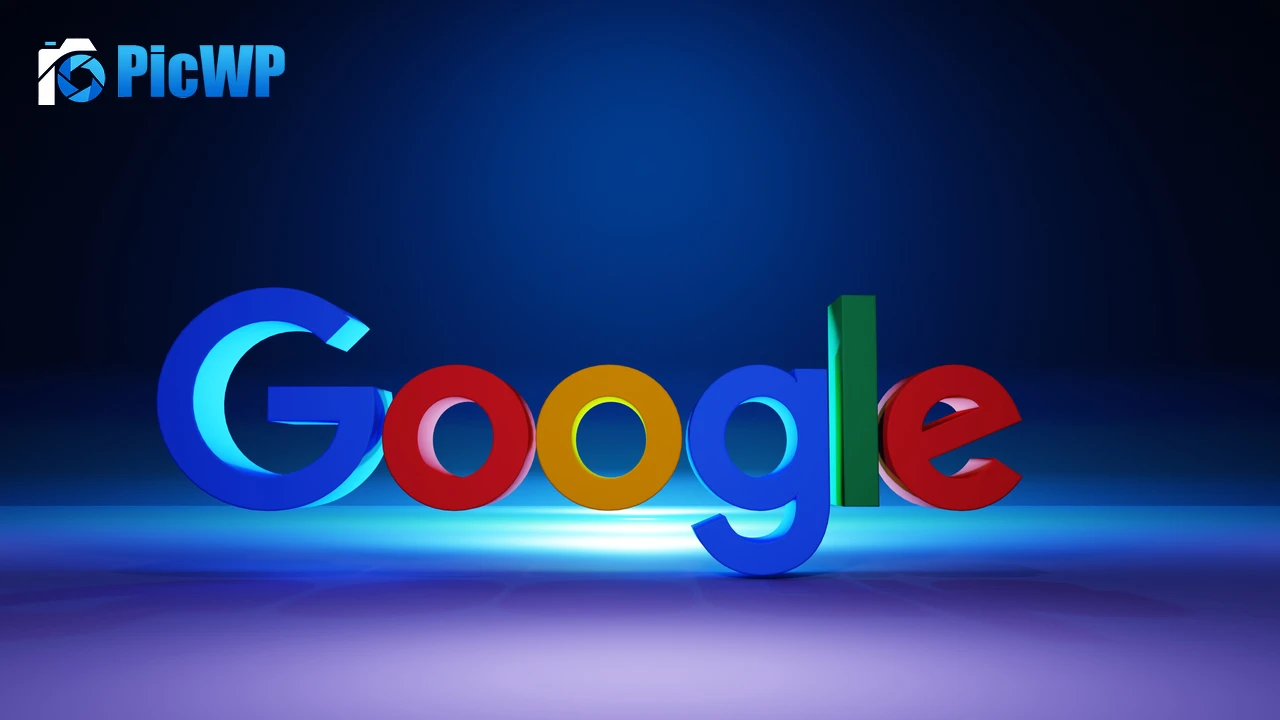 Google Blue background 4K PC Wallpaper