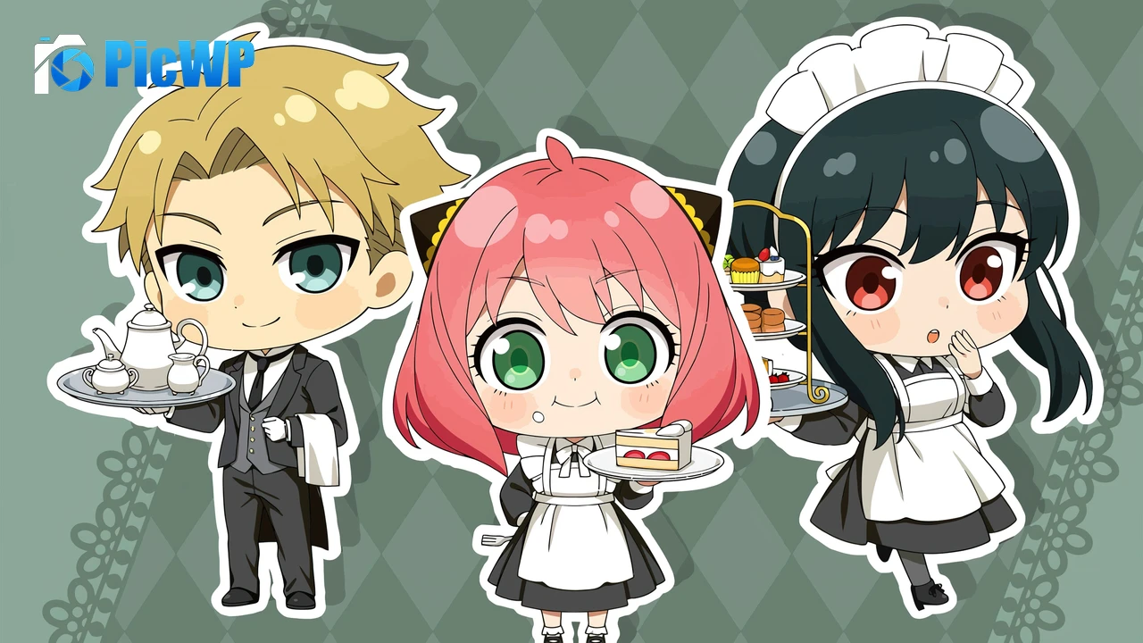Spy x Family Cafe 4K PC Wallpaper