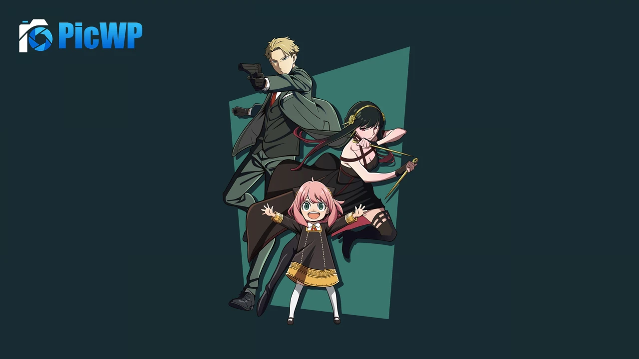 Spy x Family Minimalist 4K PC Wallpaper