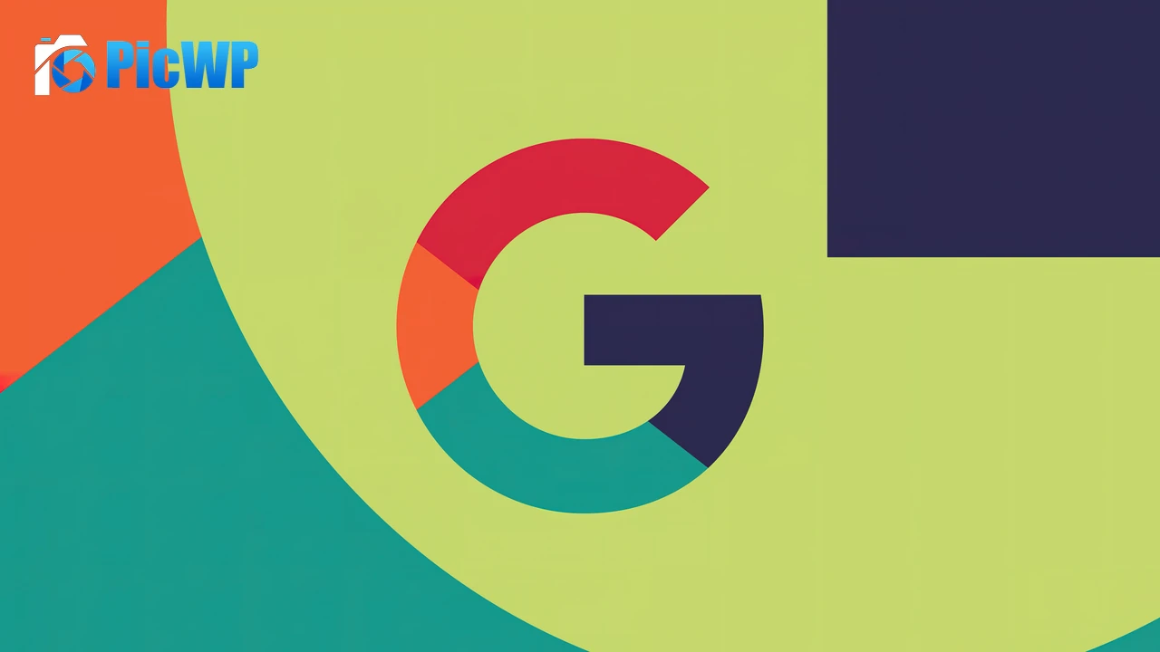 Google logo Minimalist 4K PC Wallpaper