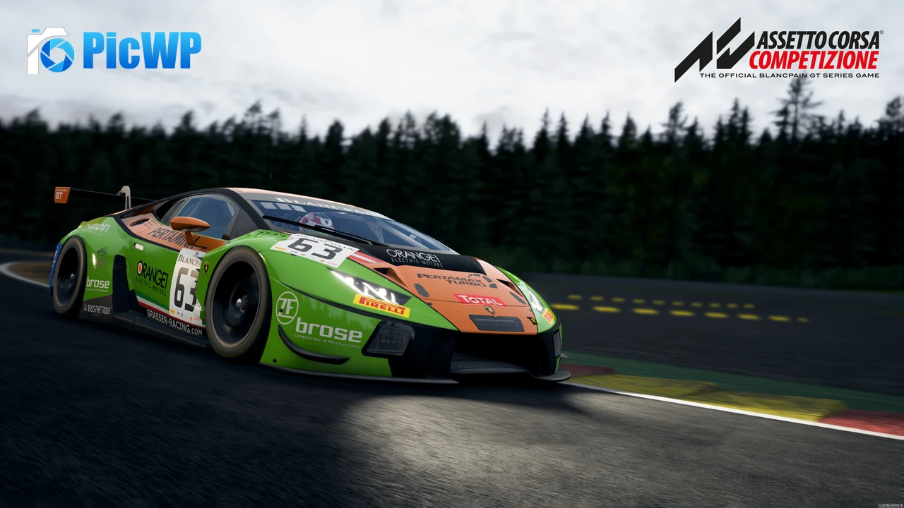 Lamborghini Huracan GT3 EVO Assetto Corsa Competizione 4K PC Wallpaper