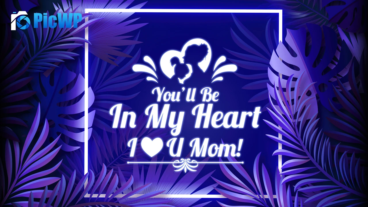 I Love You Mom Mom - Daughter 4K PC Wallpaper