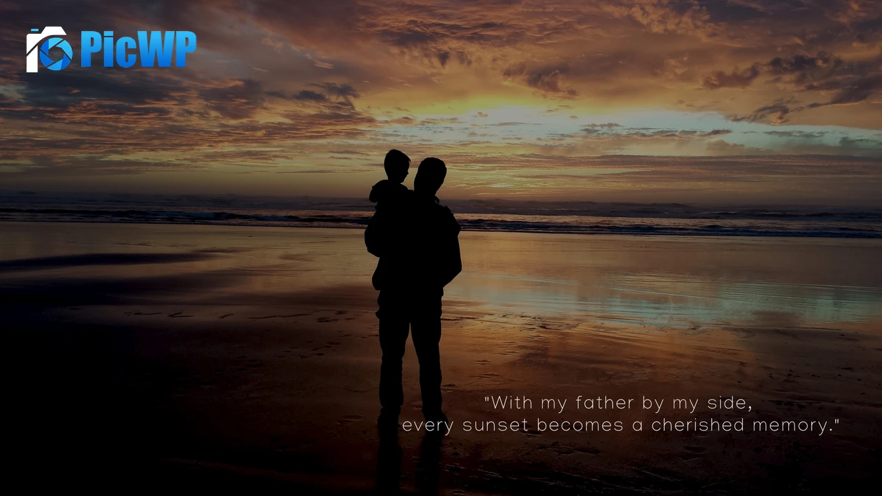Father - Son Happy Fathers Day 4K PC Wallpaper