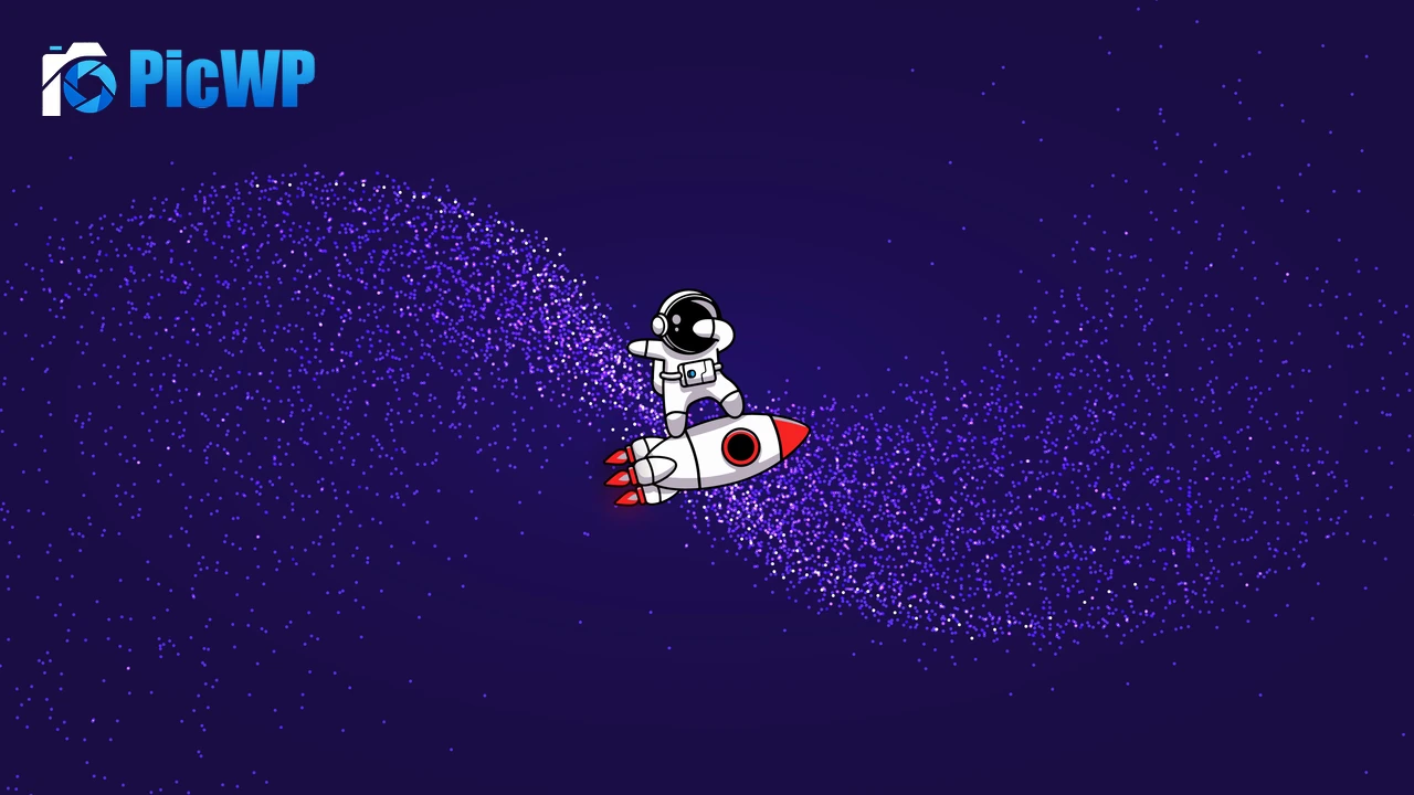 Astronaut Rocket 4K PC Wallpaper