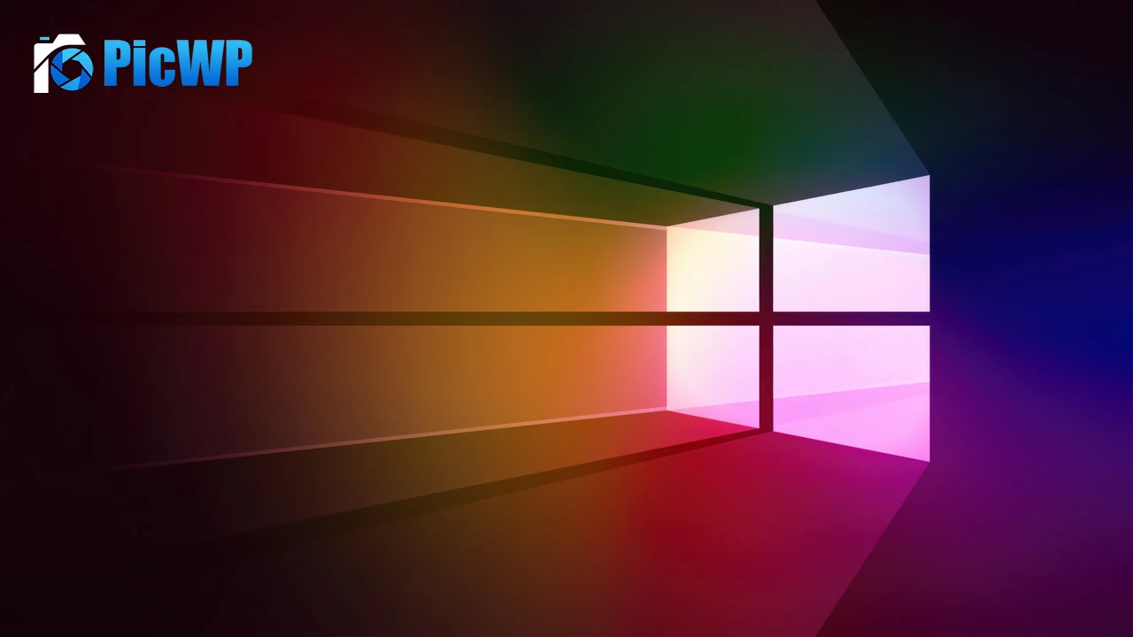 Windows 10 Colorful background 4K PC Wallpaper