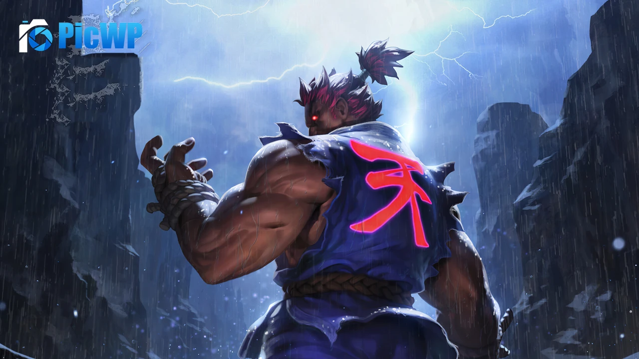 Akuma Street Fighter 4K PC Wallpaper