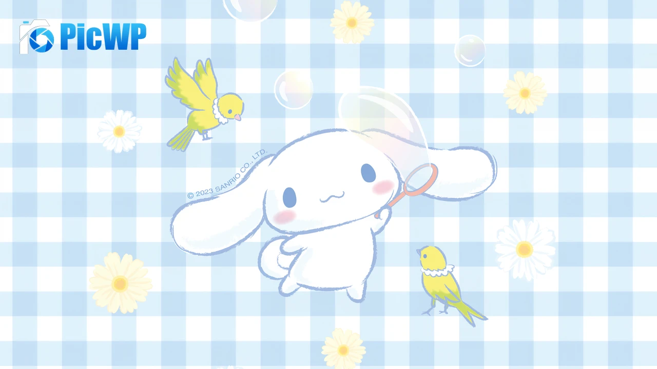 Cinnamoroll Blue 4K PC Wallpaper
