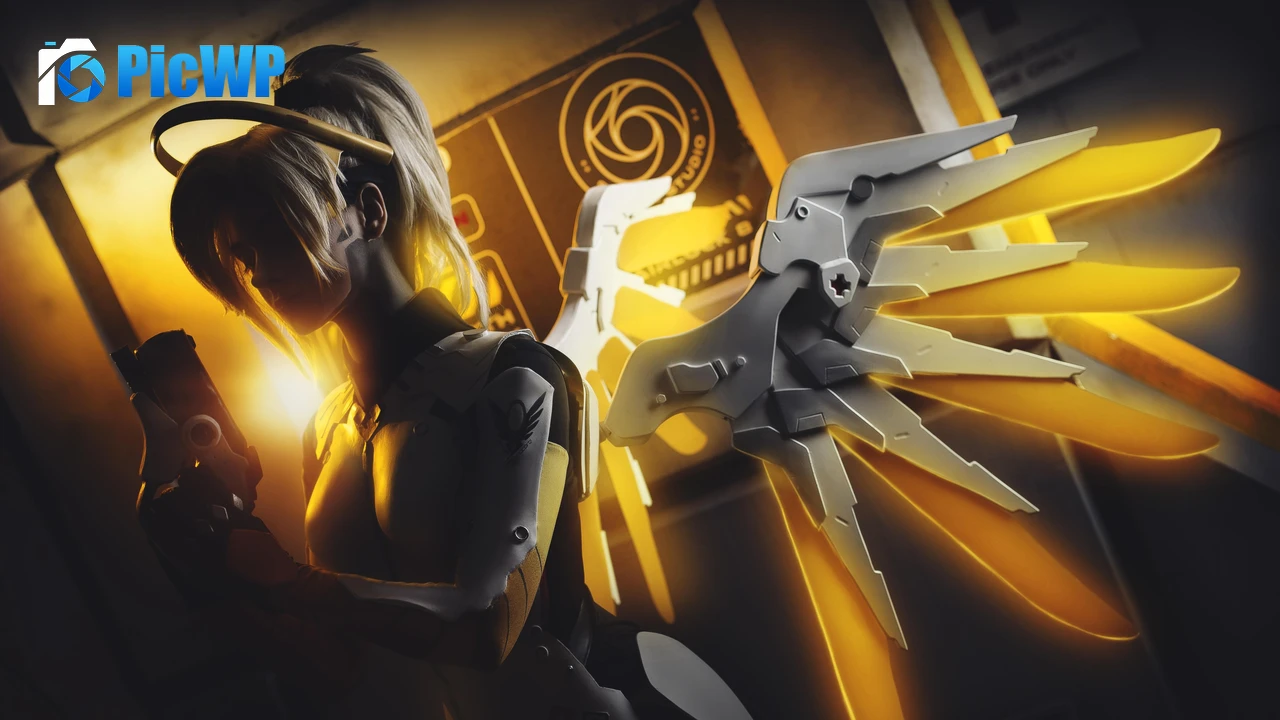 Overwatch Mercy 4K PC Wallpaper