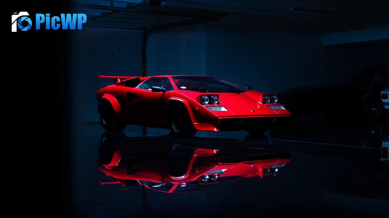 Lamborghini Countach Classic cars 4K PC Wallpaper