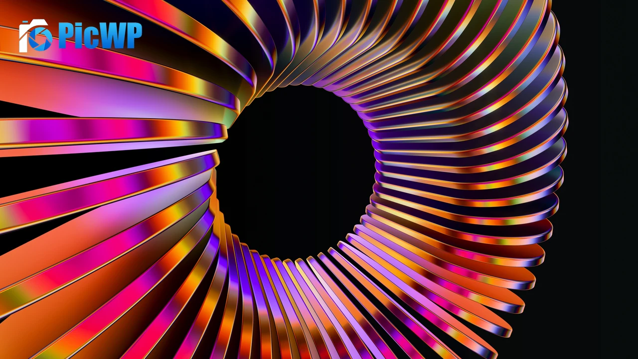 Spiral vortex Vibrant 4K PC Wallpaper
