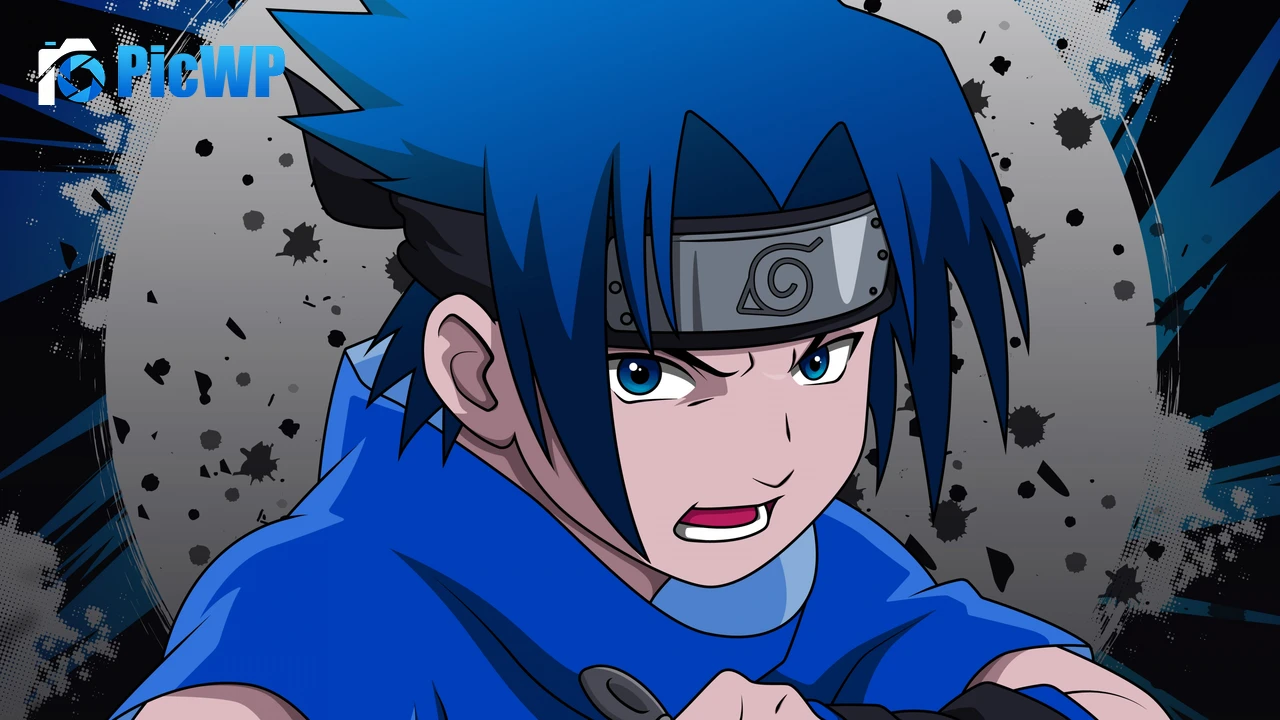 Sasuke Uchiha Cartoon 4K PC Wallpaper