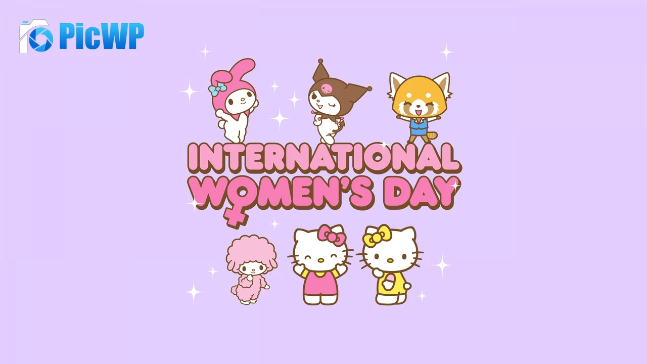 Women's Day My Melody 4K PC Wallpaper