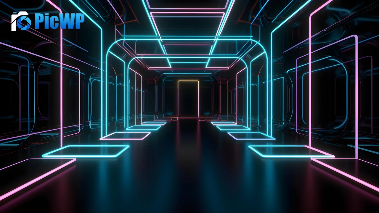 Neon art Modern lighting 4K PC Wallpaper
