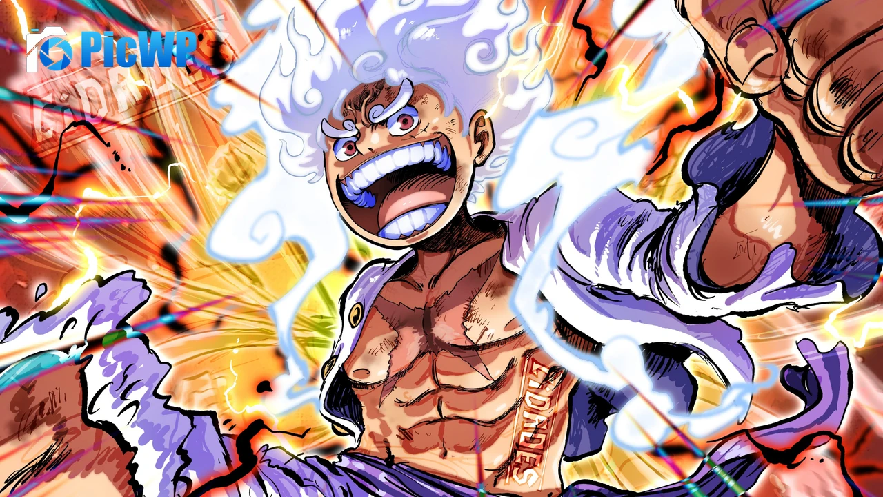 One Piece Luffy Gear 5 4K PC Wallpaper