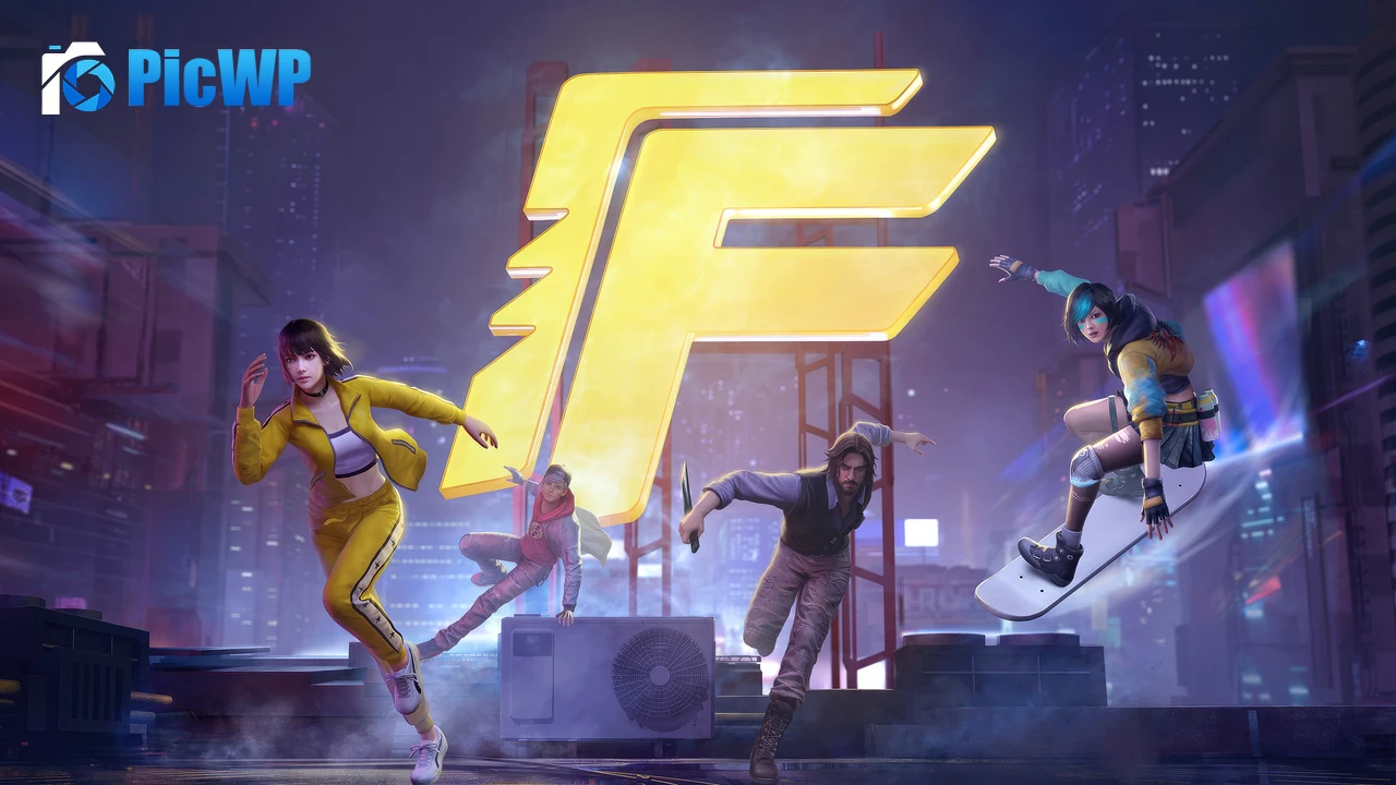 Free Fire MAX Android games 4K PC Wallpaper