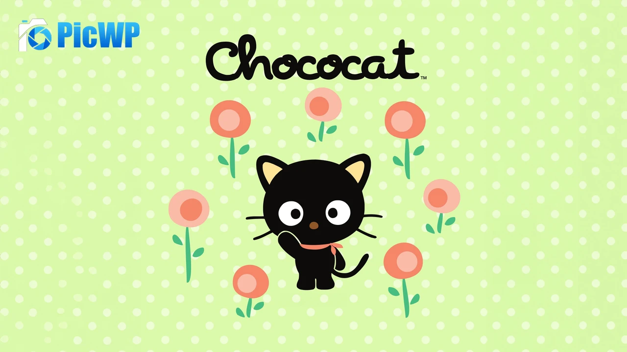 Chococat Cute cartoon 4K PC Wallpaper