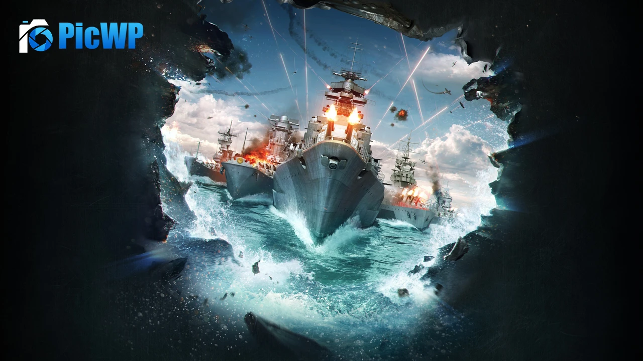 World of Warships Video Game 4K PC Wallpaper