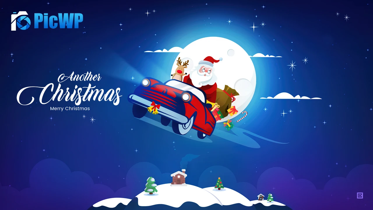 Merry Christmas Santa 4K PC Wallpaper