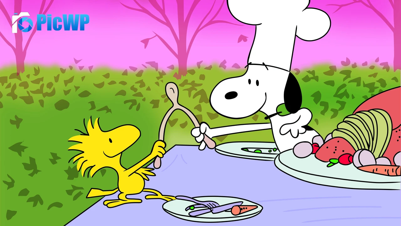 Snoopy Thanksgiving 4K PC Wallpaper