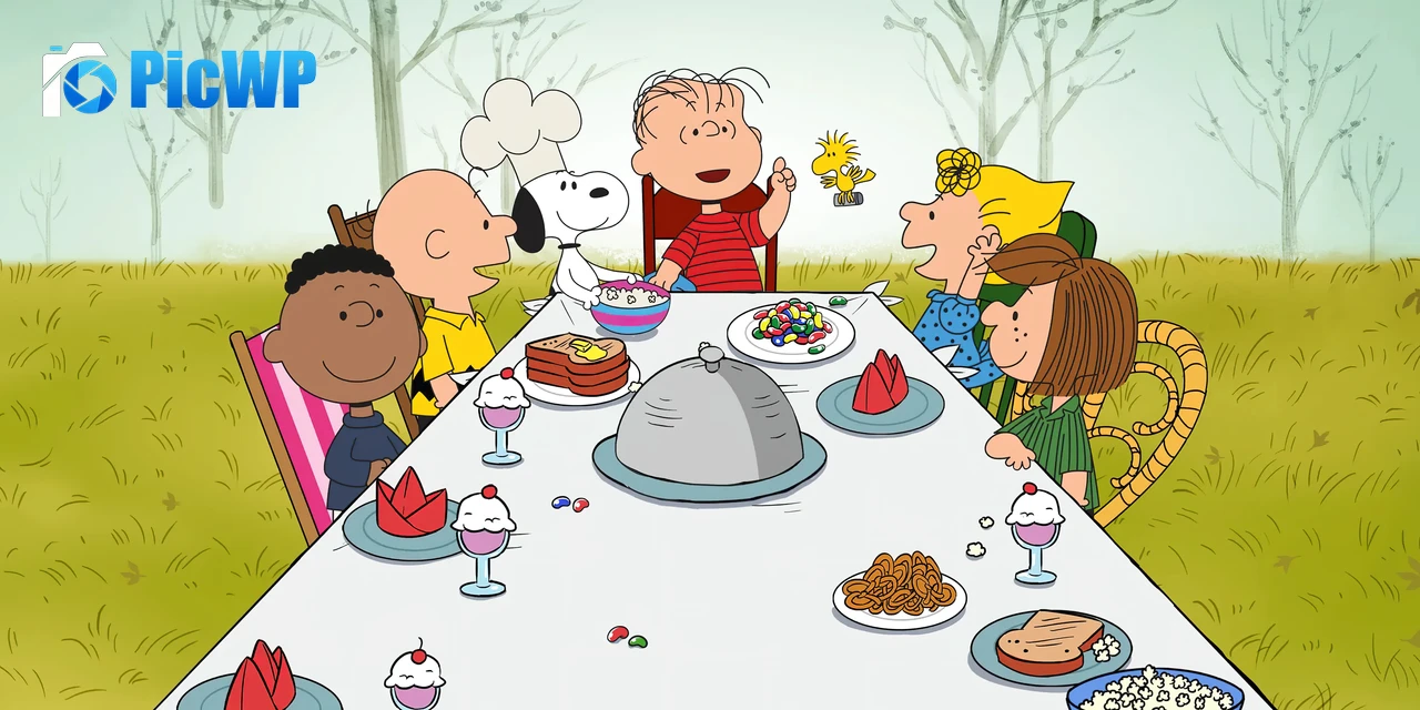 Thanksgiving Charlie Brown 5K PC Wallpaper