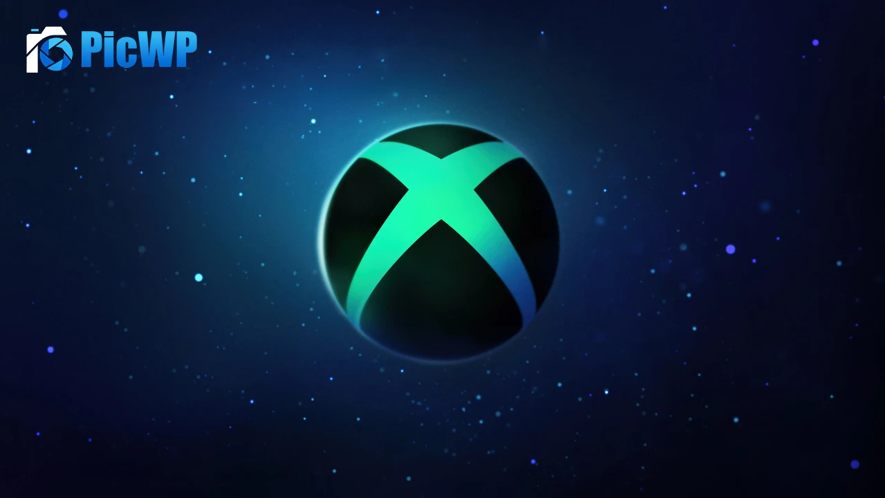 Xbox logo Dark blue 4K PC Wallpaper