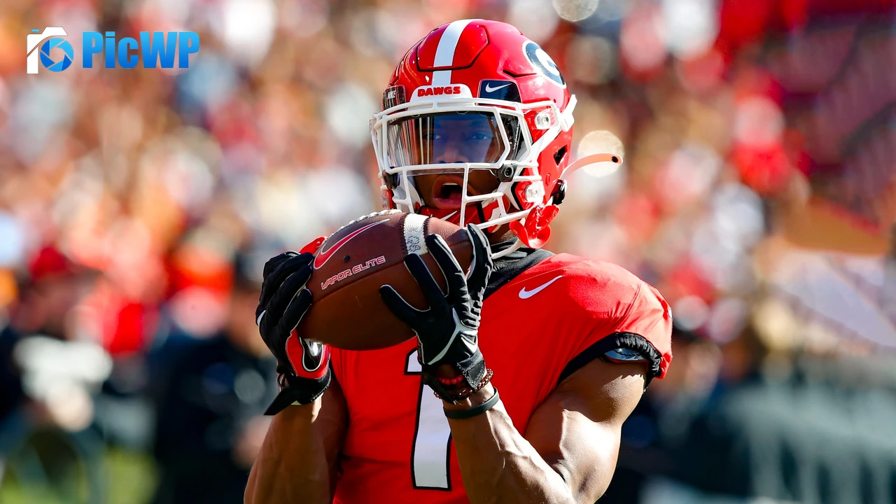 George Pickens Georgia Bulldogs 4K PC Wallpaper
