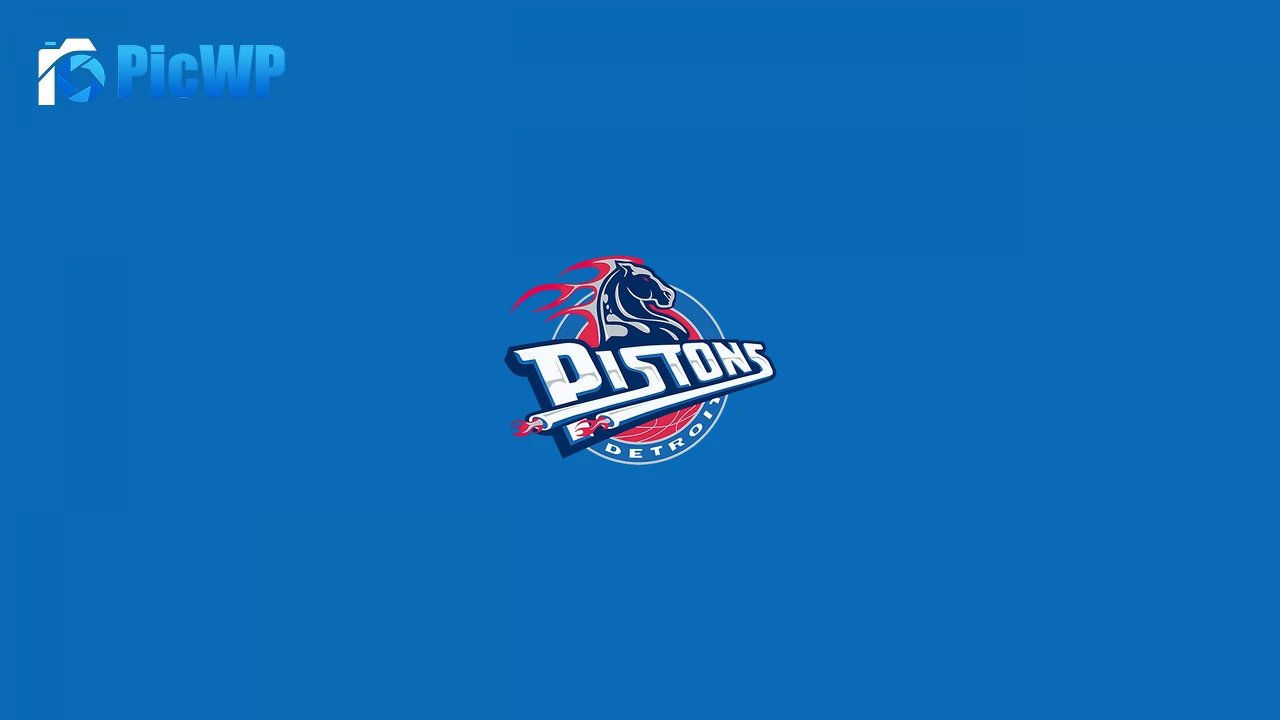 Detroit Pistons Logo 4K PC Wallpaper