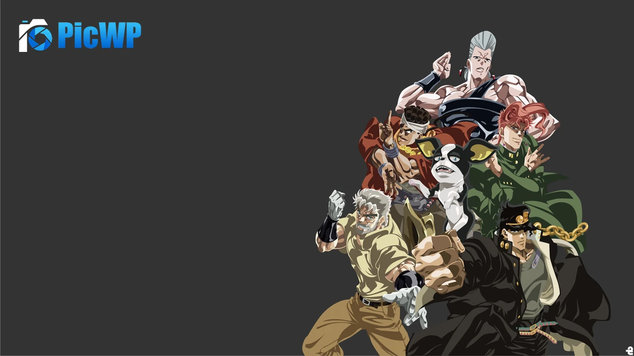 JoJo's Bizarre Adventure Stardust Crusaders 4K PC Wallpaper