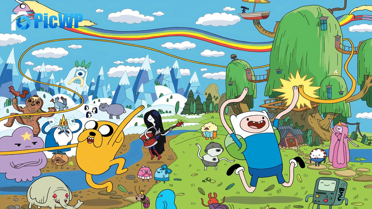 Adventure Time TV series 4K PC Wallpaper