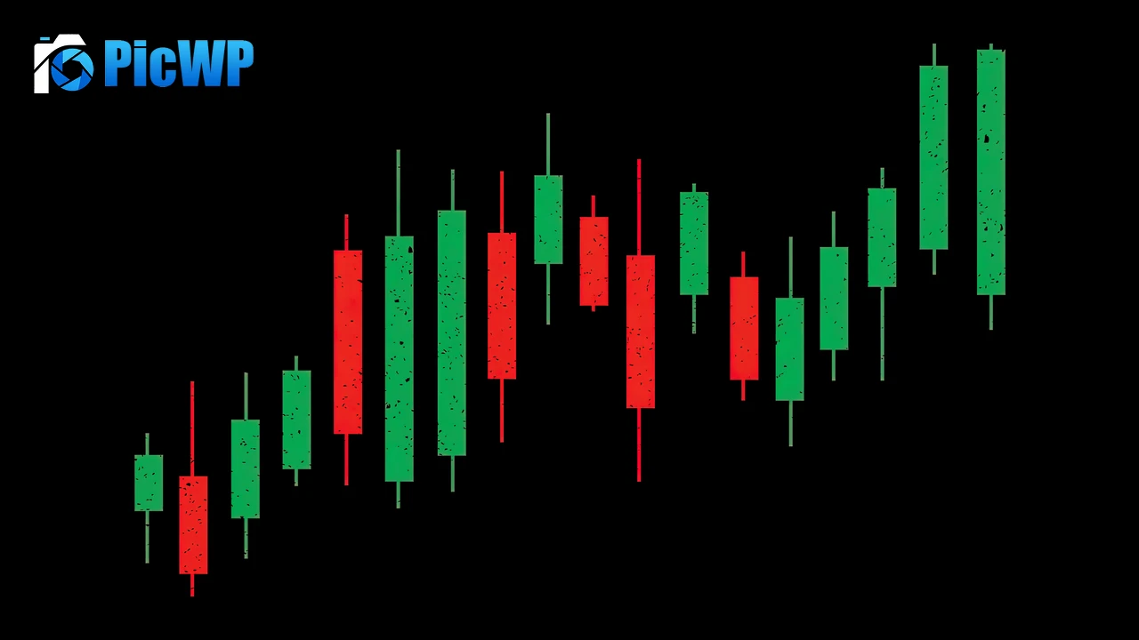 Candlestick pattern 4K PC Wallpaper