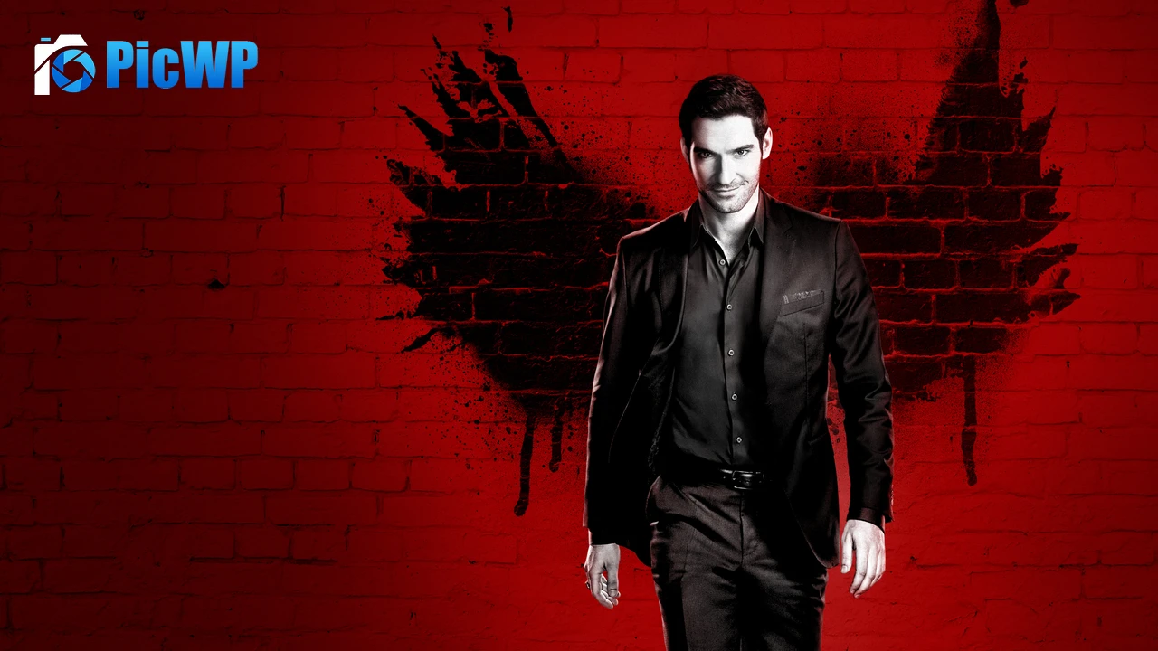 Tom Ellis as Lucifer Morningstar 4K PC Wallpaper