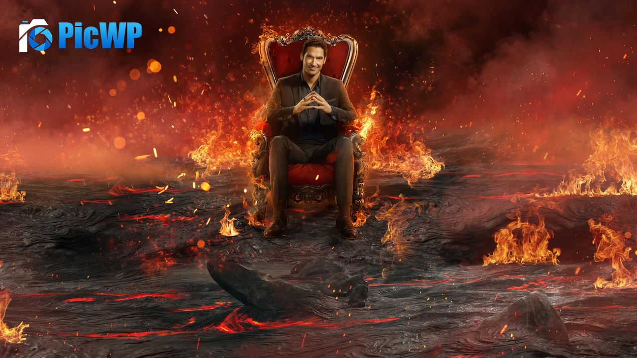 Lucifer Morningstar Tom Ellis 4K PC Wallpaper