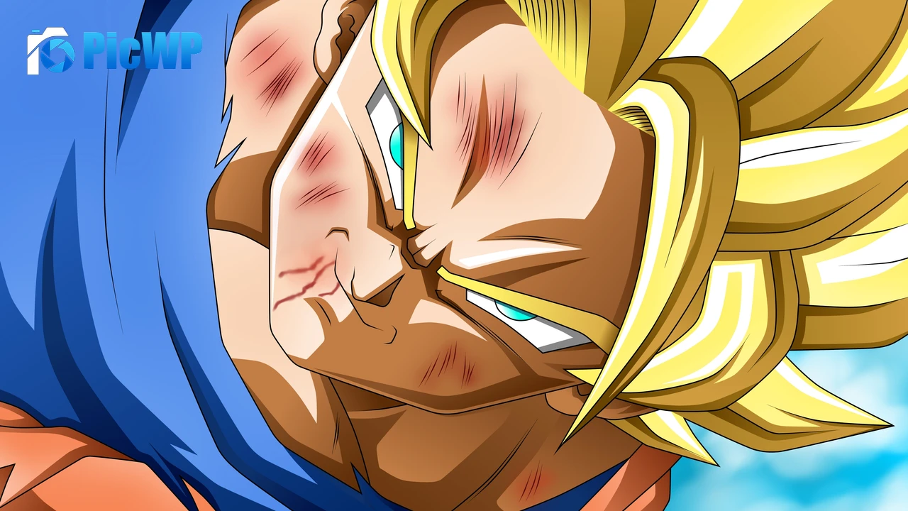 Super Saiyan Goku Angry 4K PC Wallpaper