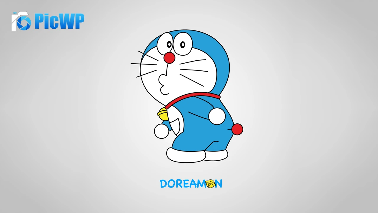Funny Doraemon 4K PC Wallpaper