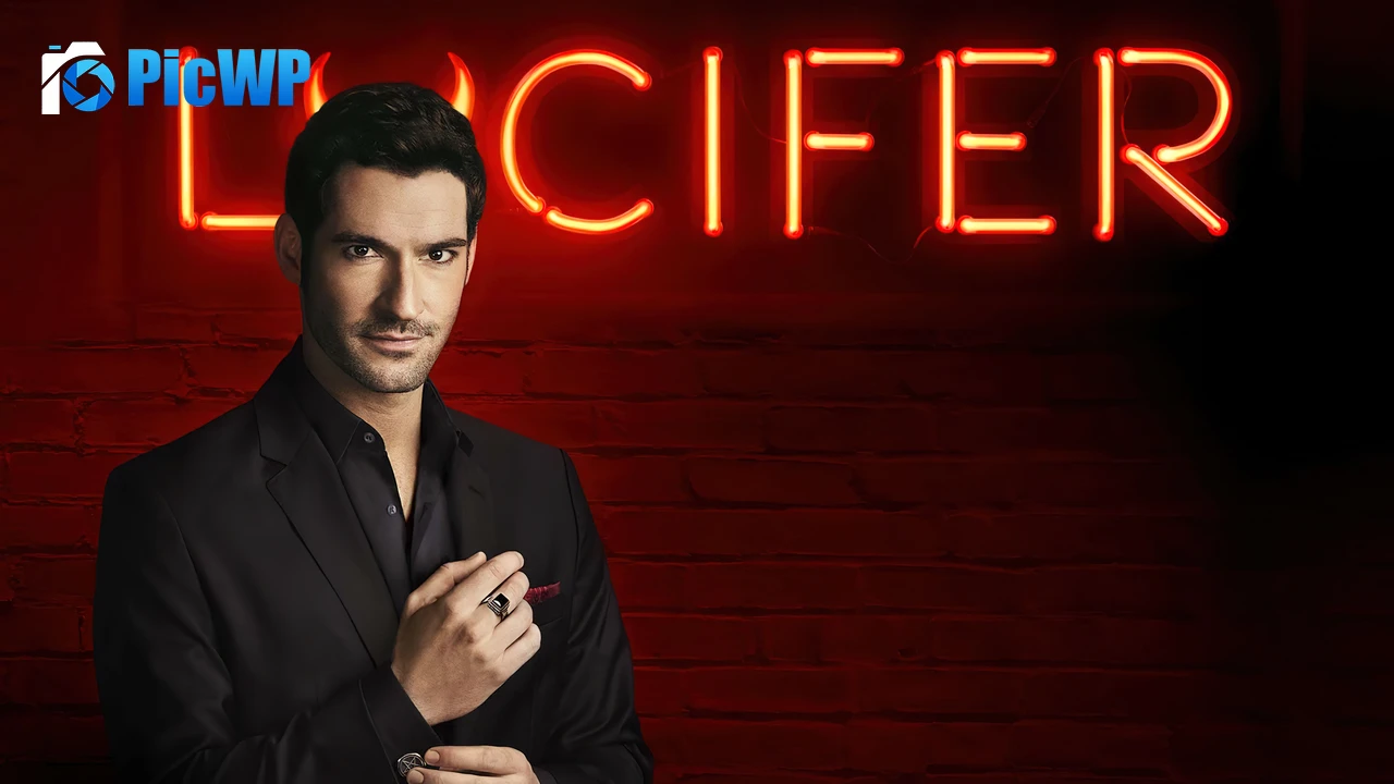 Tom Ellis Lucifer Morningstar 4K PC Wallpaper