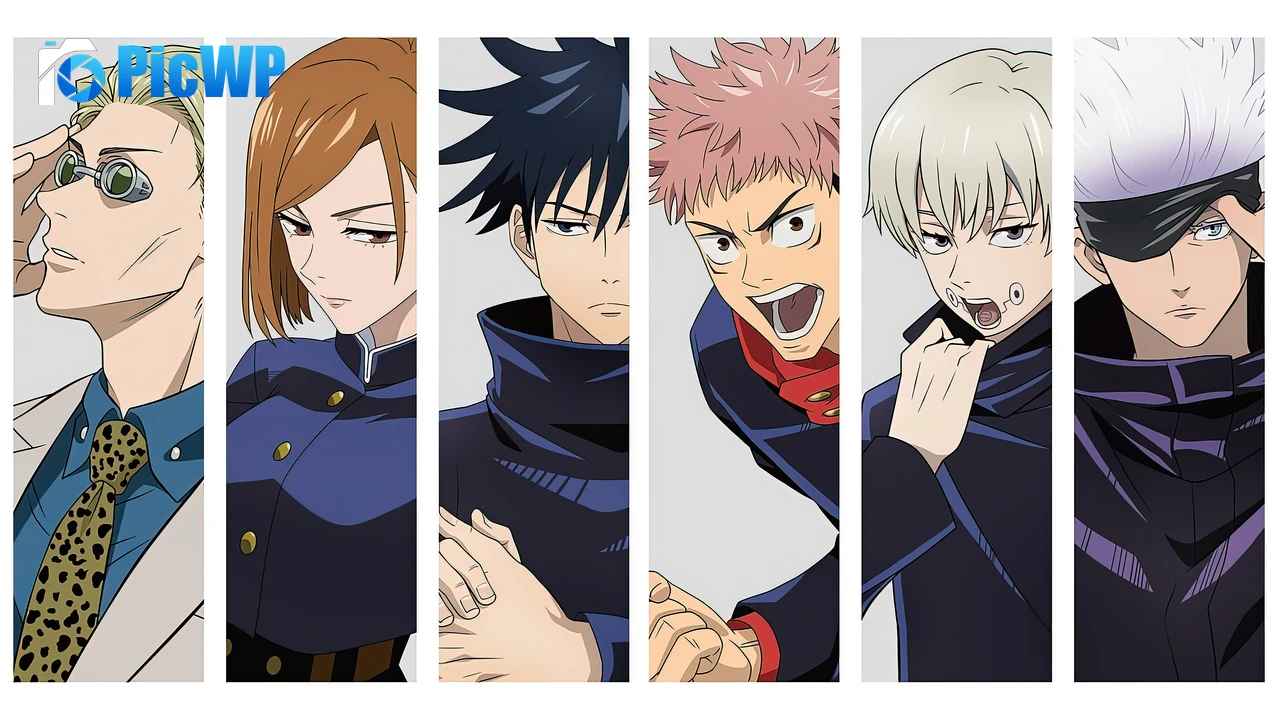 Jujutsu Kaisen All Characters Desktop 4K PC Wallpaper