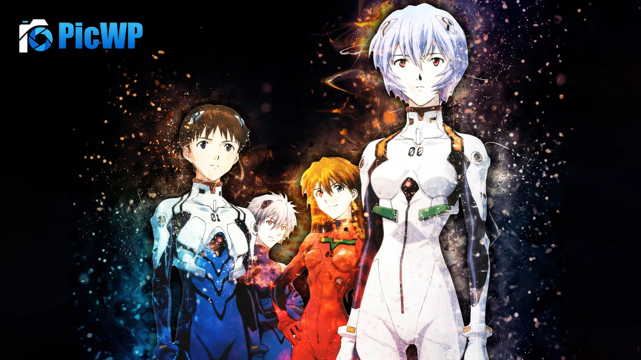 Neon Genesis Evangelion Poster 4K PC Wallpaper