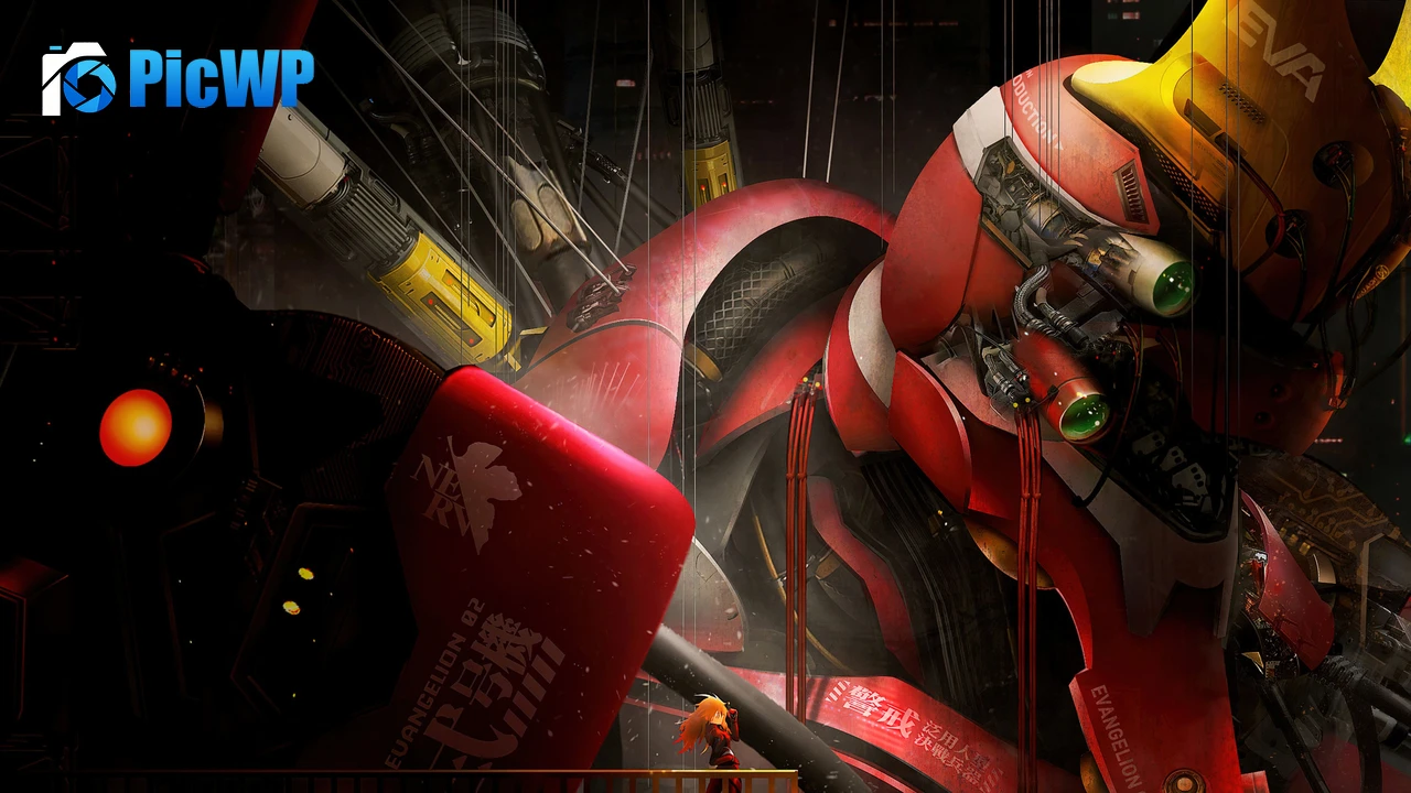 Asuka Langley Soryu Evangelion Unit-02 4K PC Wallpaper