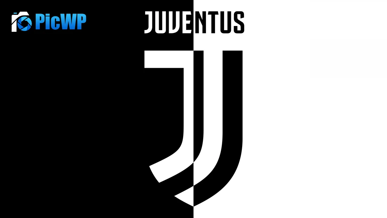 Juventus FC Black and White 4K PC Wallpaper