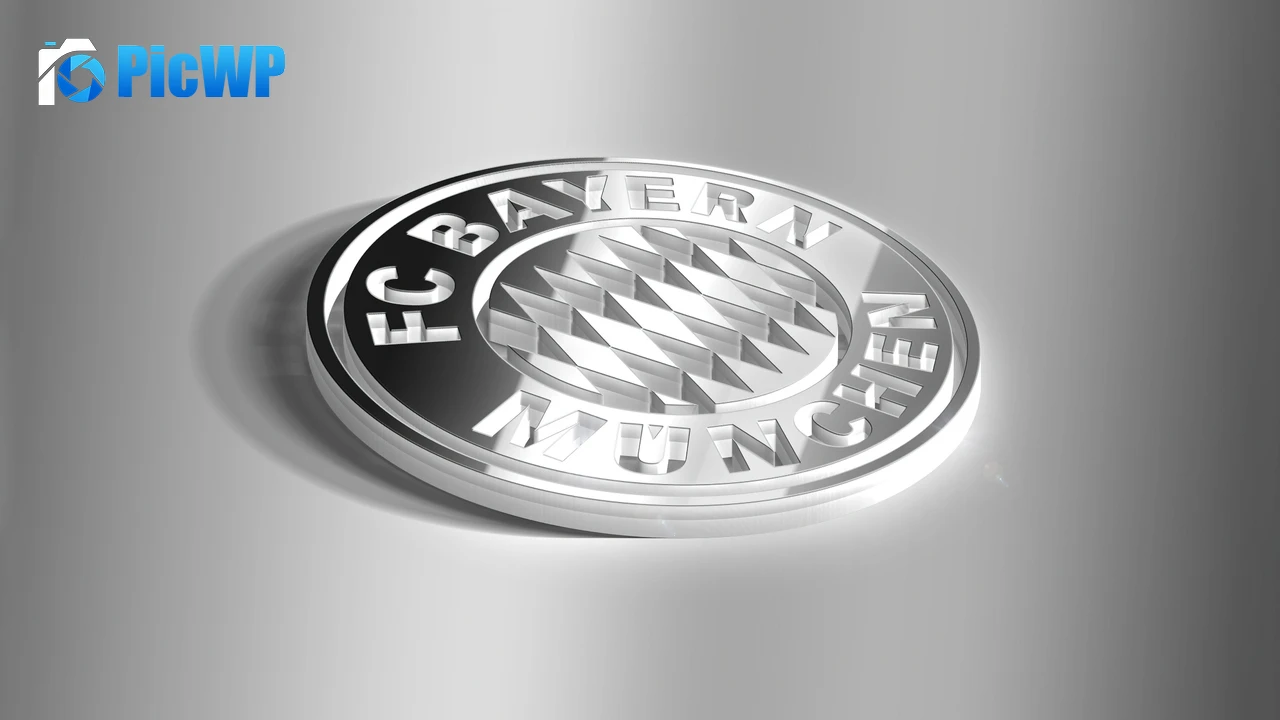 FC Bayern Munich 3D Logo 4K PC Wallpaper
