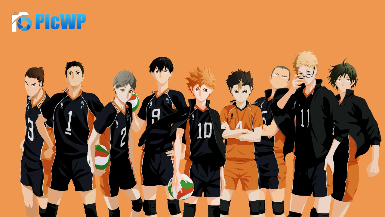 Haikyuu Character art 4K PC Wallpaper