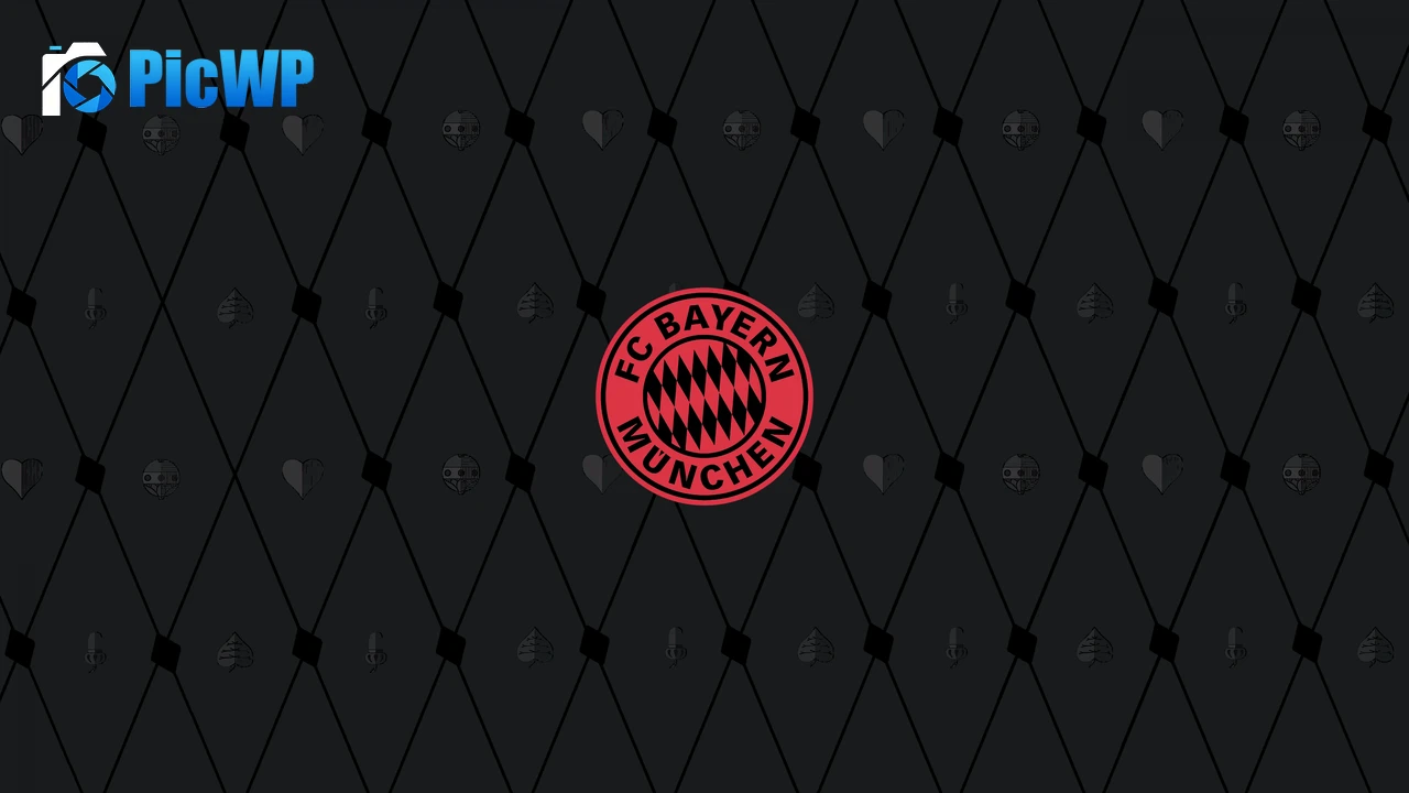 FC Bayern Munich Dark background 4K PC Wallpaper