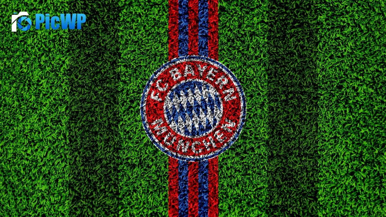 FC Bayern Munich Green background 4K PC Wallpaper