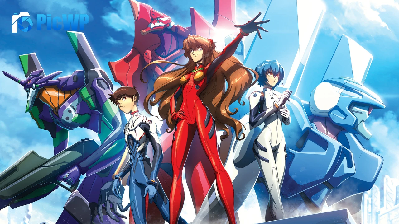Neon Genesis Evangelion Artwork 4K PC Wallpaper